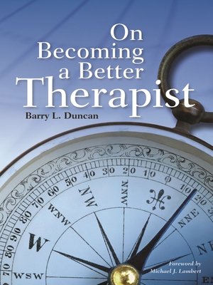 cover image of On Becoming a Better Therapist